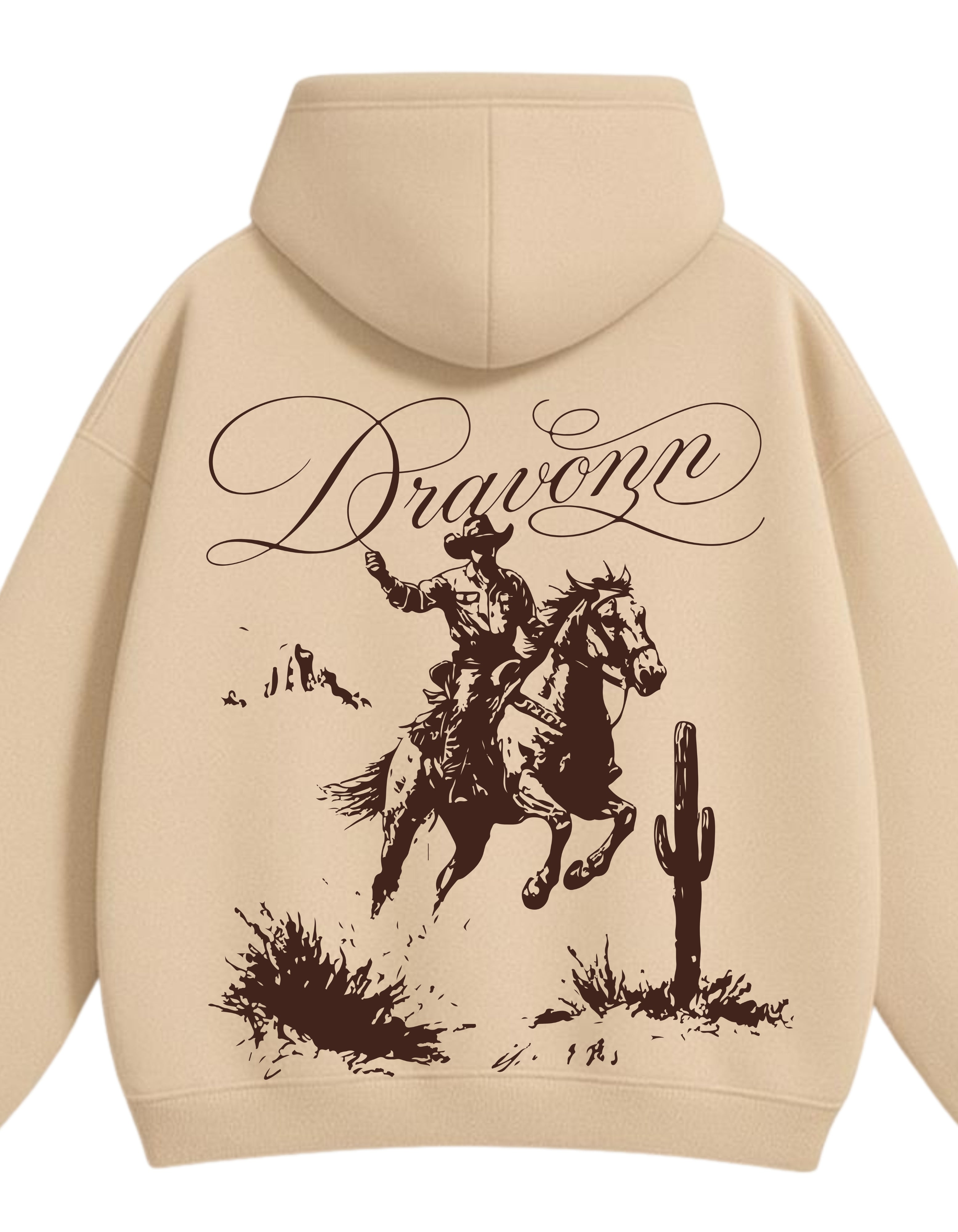 'DRAVONN' BEIGE -HOODIE